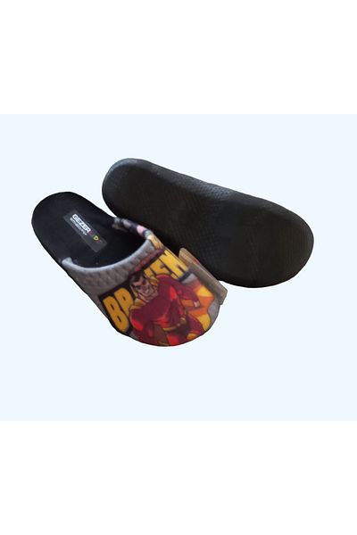 GEZER Yellow-Red Gezer 13815 Children's Slippers with Hero Figure