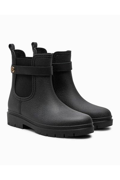 Tommy Hilfiger Stud Rubberized Nautical Rainboot