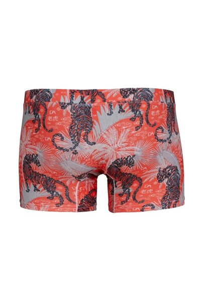 Doreanse Ανδρικό μπόξερ με πορτοκαλί σχέδιο τίγρης 1709