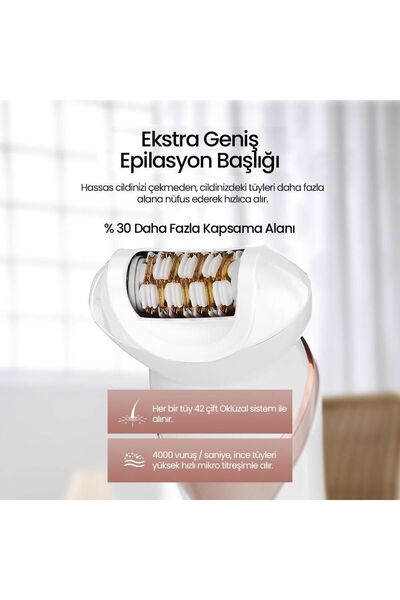 Relux Rep9542 Purecare Islak Kuru Epilasyon Aleti Masaj & Piling & Epilatör