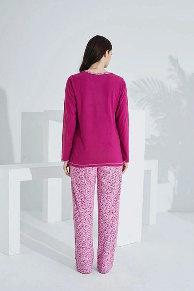 Etoile 98240 Fuchsia Women's Long Sleeve Pajamas Set