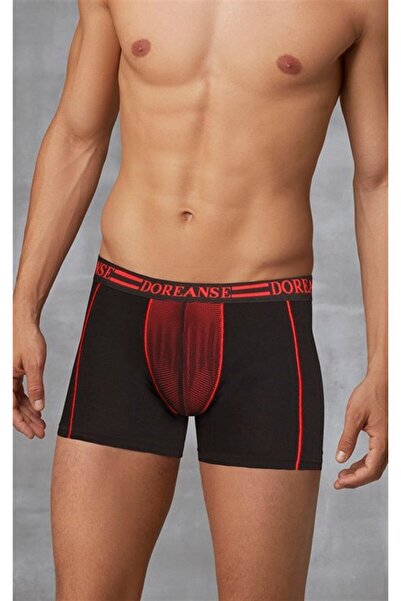 Doreanse Ανδρικό μπόξερ με λουράκι μέσης με κόκκινη λεπτομέρεια 1752