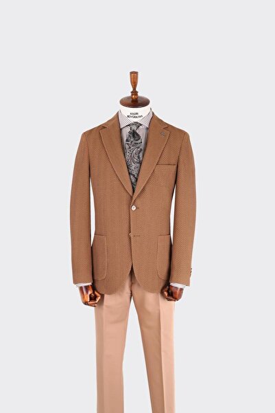 Kadir Büyükkaya Kırlangıç Yaka Erkek Ceket-KAX5118S