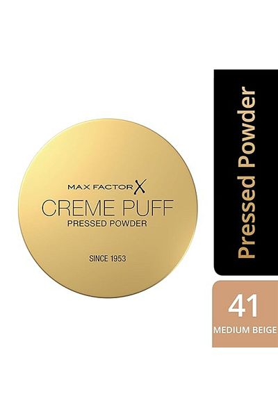 Max Factor Creme Puff Pressed Compact Powder - 041 - Medium Beige, 21g