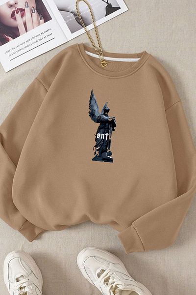 Moda Glo Βαμβακερό φούτερ Unisex Brooklyn Crew Neck