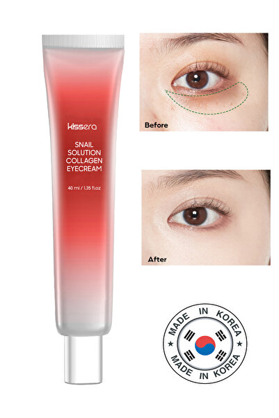 KİSSERA Saf Kolajen Ve Salyangoz Müsini İçeren Yaşlanma Karşıtı Premium Göz Ç...