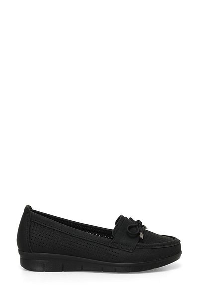 Polaris Casual Bow Detailed Black Women's Loafer