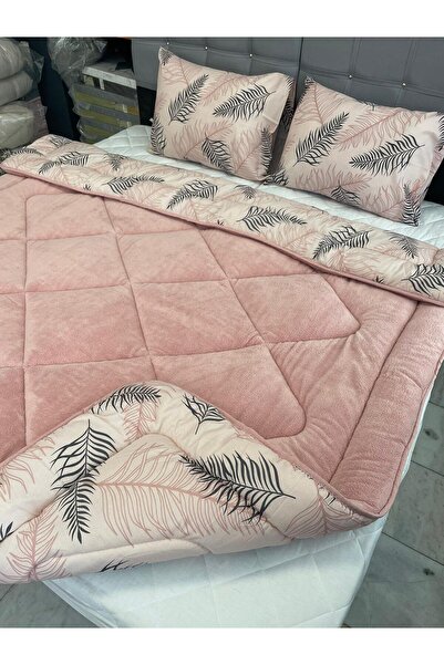 OZANHOM ÇİFT KİŞİLİK ÇİFT YÖNLÜ YASTIK KILIFLI WELSOFT YORGAN