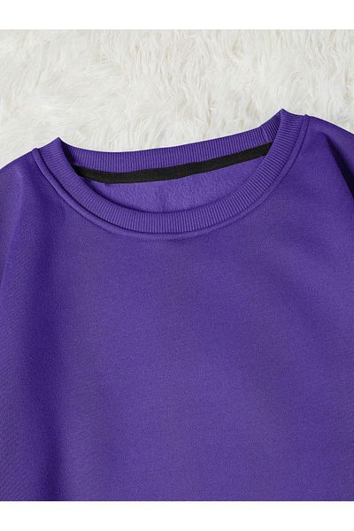 Moda Glo Βαμβακερό φούτερ Unisex Harajuku Crew Neck