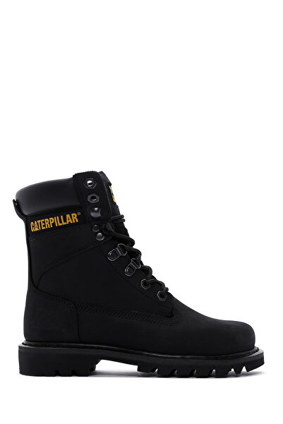 Caterpillar Μαύρες γυναικείες δερμάτινες μπότες Nubuck - 015g100104