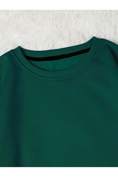 Moda Glo Βαμβακερό φούτερ Unisex Captain Printed Crew Neck