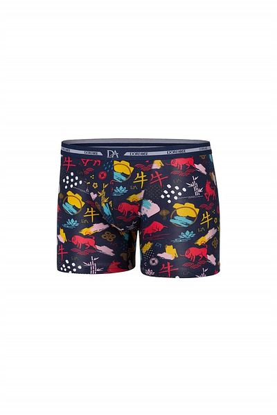 Doreanse Colorful Memox Printed Men's Boxers - Normal Leg 1849