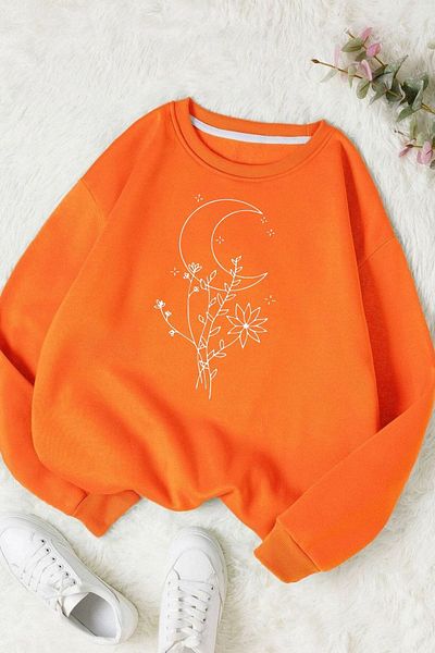 Moda Glo Βαμβακερό φούτερ Unisex Titan Attack Crew Neck