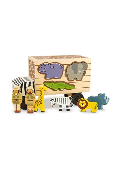 Melissa & Doug Ahşap Kamyon - H.Kurtarıcıları - Şekil Bulmaca