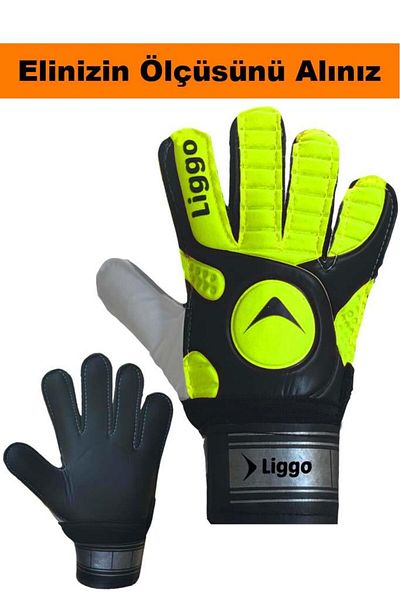 Liggo Reflex Size 5-6-7 Children's Goalie Gloves and Wrist Bandage