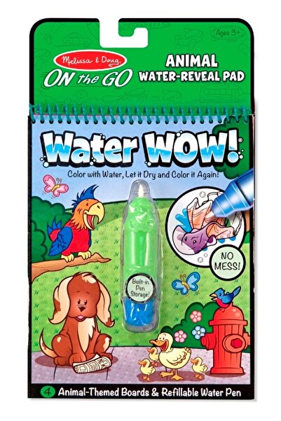 Melissa & Doug Water Wow! Su ile boyama kitabı-Hayvanlar