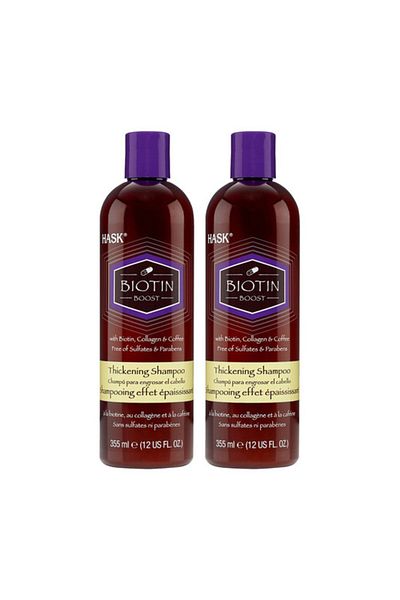 HASK Biotin Shampoo 355ml + Biotin Conditioner 355ml X2 Value Pack