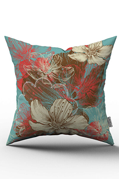 Cango Home Двосторонній чохол для подушки з цифровим принтом у вигляді рожево...