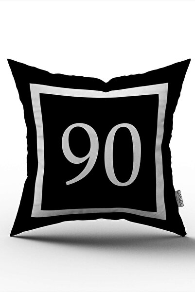 Cango Home Broj Digitalna štampa Navlaka za jastuk 90