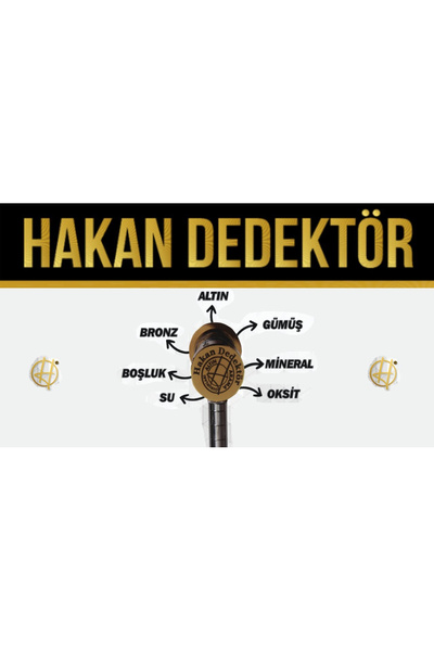 hakan dedektör Model-16 (Piri Reis) Değerli Maden Tespit Cihazı