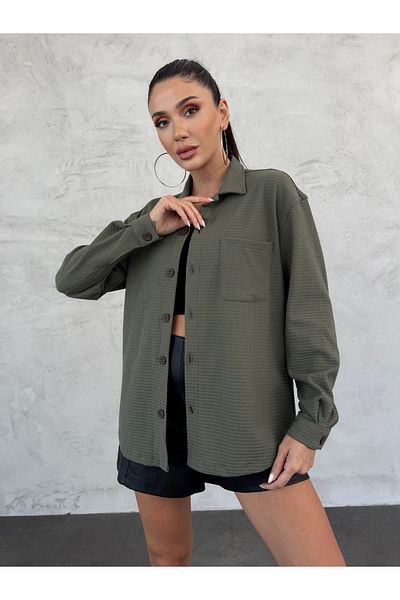 Weyeze Cămașă jacquard cu mânecă lungă AF-K19703LNS