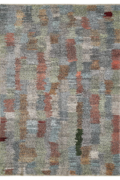 Empera Antik Halı - Recycle Etnik Desenli El Dokuması Salon Halısı E0016