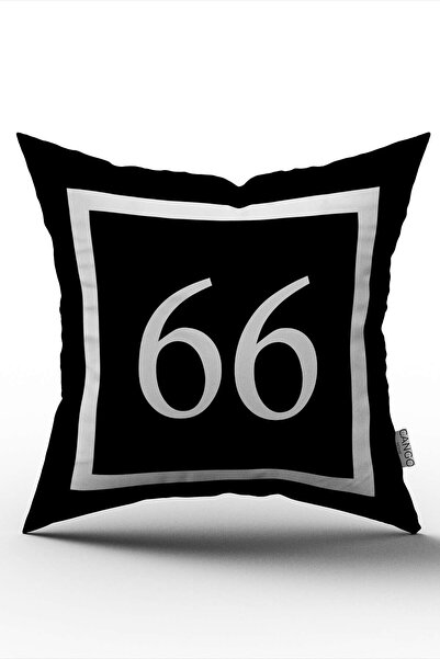 Cango Home Broj Digitalna štampa Navlaka za jastuk 66