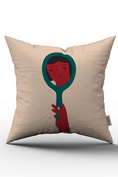 Cango Home Față de pernă cu două fețe, roșu, verde, modernă - Cgh175-ct