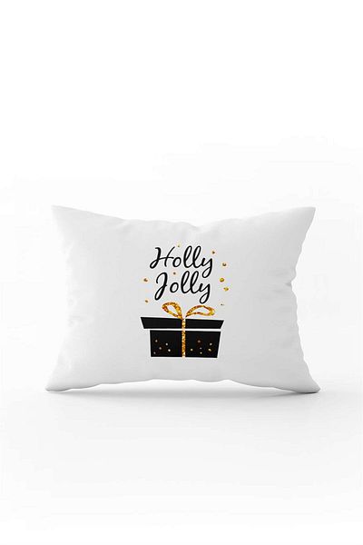 Cango Home Yellow Black Christmas Themed Digital Printed Throw Pillow Cover Cgh885-3550 Double Sided Printed