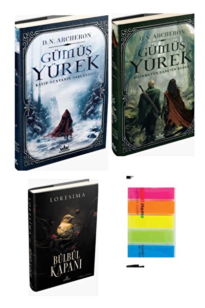 Ephesus Yayınları GÜMÜŞ YÜREK 1-2 SETİ  D.N. ARCHERON bülbül kapanı LORESİMA ...