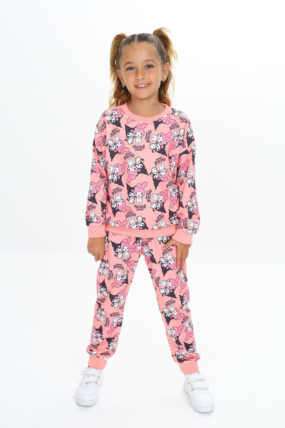 My Kids Wear قماش حريري مزين للأطفال - طقم خيطين