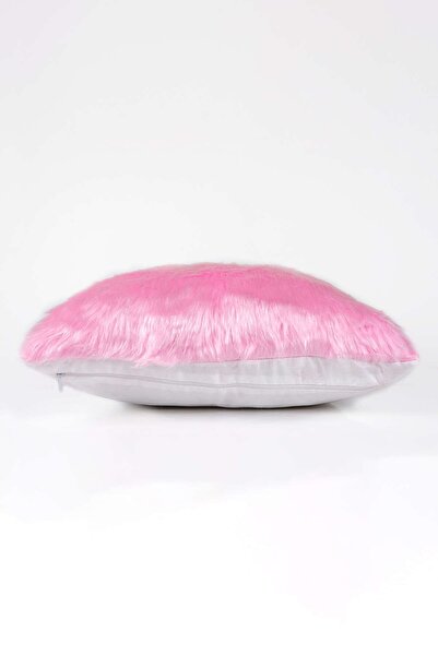 Cango Home Plush Throw Pillow Cover - Pink