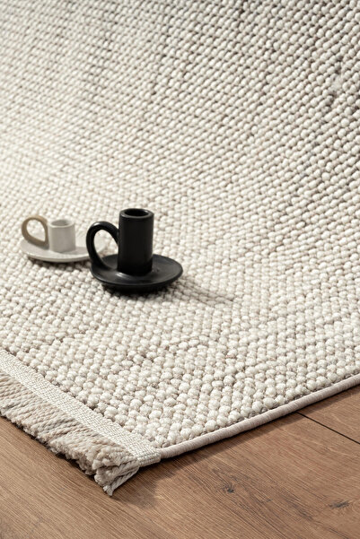 Empera Agra - Smoke Modern Iskandinav Desenli Oturma Odası Halısı