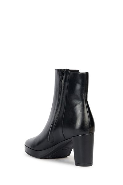 Geox Geox Black Booties Womens Shoes