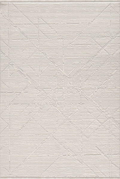 Empera Nera - Aqua Takma Saçaklı Modern Halı