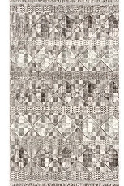 Empera Agra - Cyan Modern Iskandinav Desenli Halı