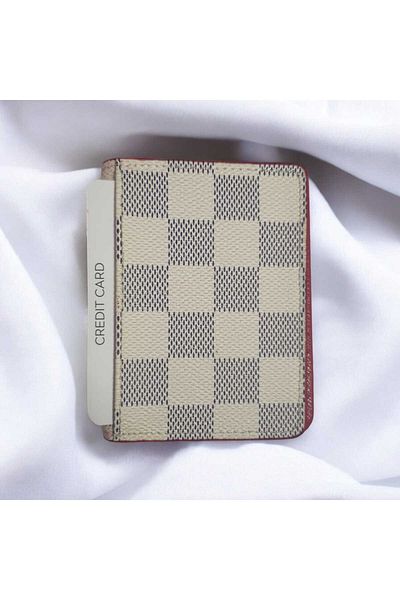 MUSOO DERİ Θήκη για κάρτες Musoo από γνήσιο δέρμα Unisex με σχέδιο σκακιέρας