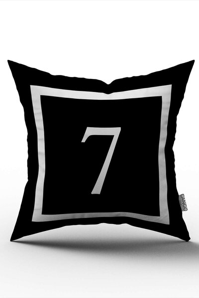 Cango Home Broj Digitalna štampa Navlaka za jastuk -7