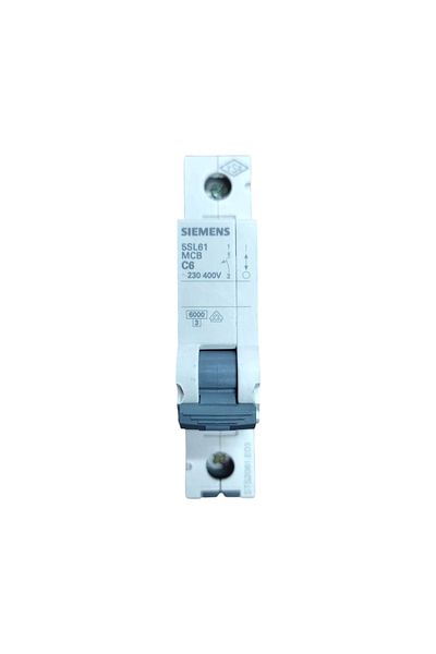Siemens 5Sl6106-7Ya Classic Auto Fuse - 6A C Type