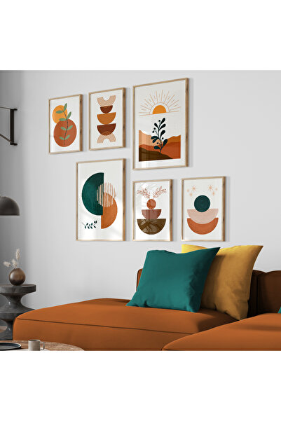 TekTablo 6 Parça Çerçeveli Tablo Seti