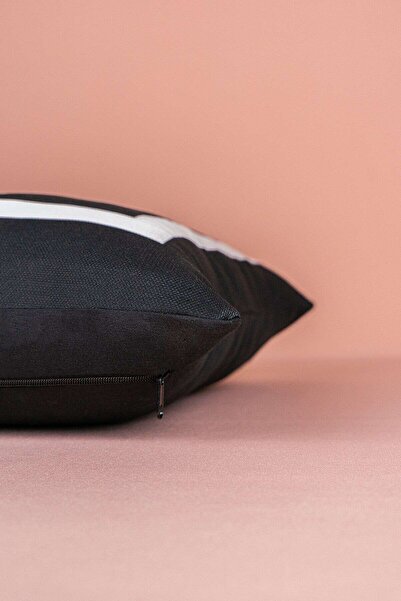 Cango Home 43x43 Cm Letter M Throw Pillow Pillow Case