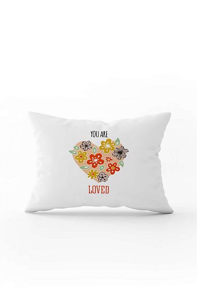 Cango Home Red White Modern Valentine's Day Themed Digital Printed Throw Pillow Cover Cgh974-3550 Double Sided B