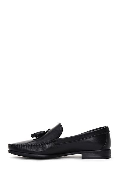Derimod Black Tasseled Men's Leather Loafer - Casual 24sfd657218