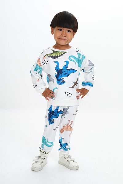 My Kids Wear Children's Silky Set - Two Thread, Multicolored Fabric