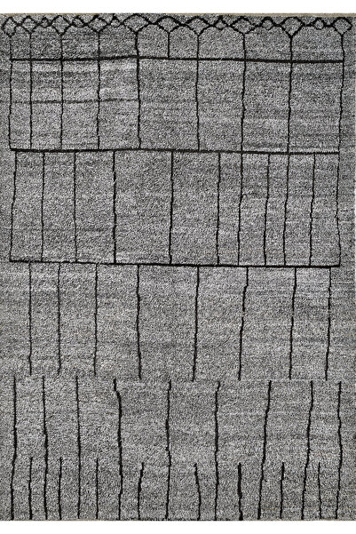 Empera Antik Halı - Recycle Etnik Desenli El Dokuması Salon Halısı E0018