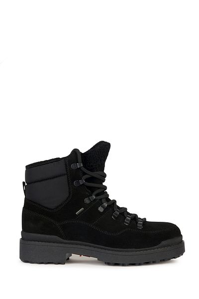 Geox Geox Black Booties Womens Shoes