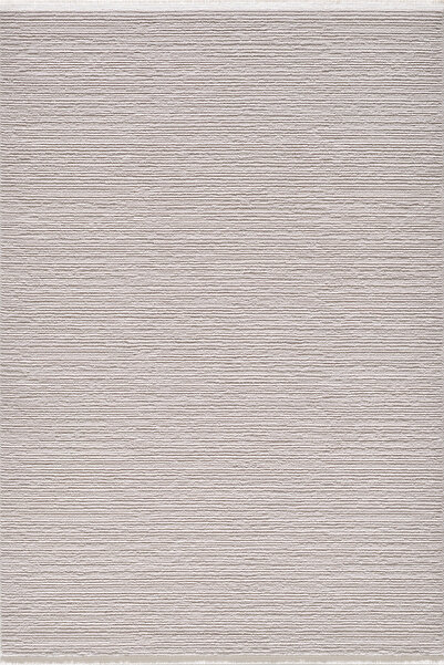 Empera Nera - Silver Takma Saçaklı Modern Salon Halısı