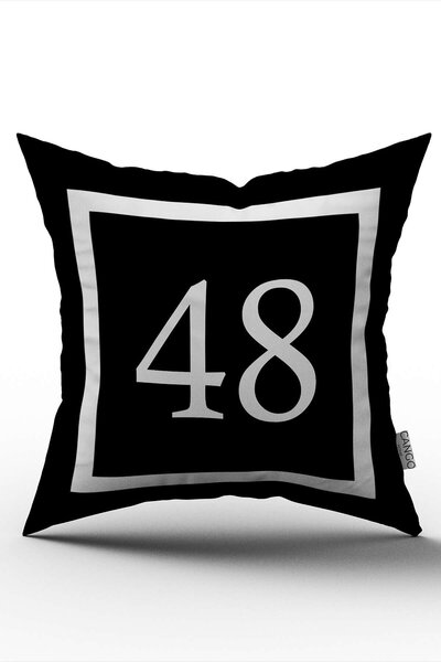 Cango Home Broj Digitalna štampa Navlaka za jastuk 48