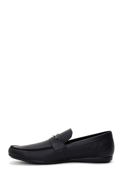 Derimod Men's Casual Loafer - Black Leather, Model 24sfd6006v3