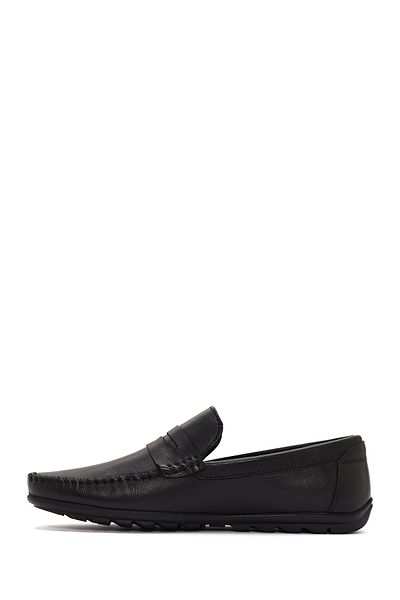 Derimod Black Leather Men's Loafer - Casual 24sfd658118